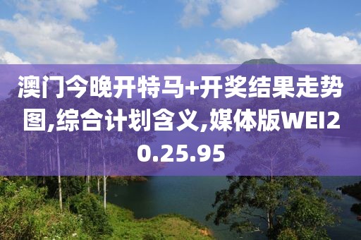 澳门今晚开特马+开奖结果走势图,综合计划含义,媒体版WEI20.25.95
