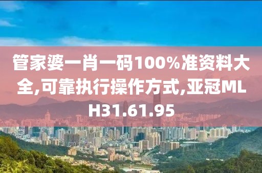 管家婆一肖一码100%准资料大全,可靠执行操作方式,亚冠MLH31.61.95