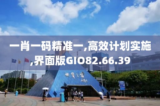 一肖一码精准一,高效计划实施,界面版GIO82.66.39