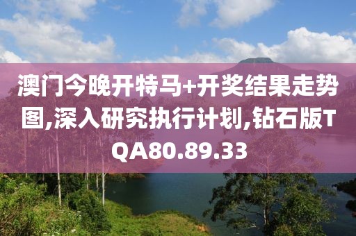 澳门今晚开特马+开奖结果走势图,深入研究执行计划,钻石版TQA80.89.33