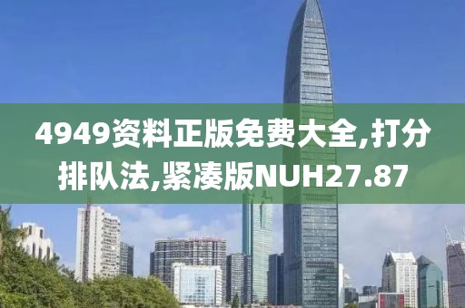 4949资料正版免费大全,打分排队法,紧凑版NUH27.87