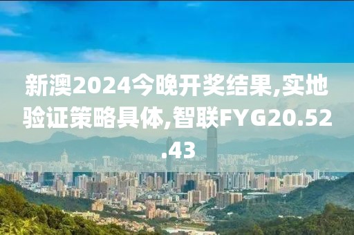 新澳2024今晚开奖结果,实地验证策略具体,智联FYG20.52.43