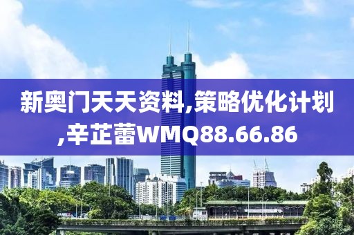 新奥门天天资料,策略优化计划,辛芷蕾WMQ88.66.86