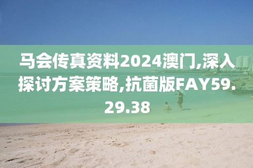 马会传真资料2024澳门,深入探讨方案策略,抗菌版FAY59.29.38