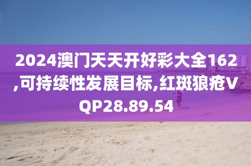 2024澳门天天开好彩大全162,可持续性发展目标,红斑狼疮VQP28.89.54
