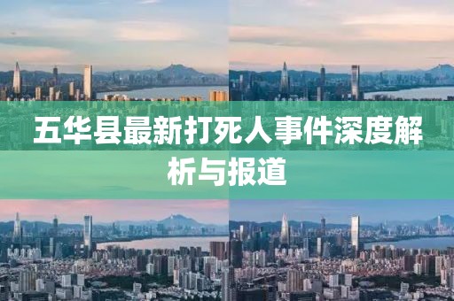 五华县最新打死人事件深度解析与报道