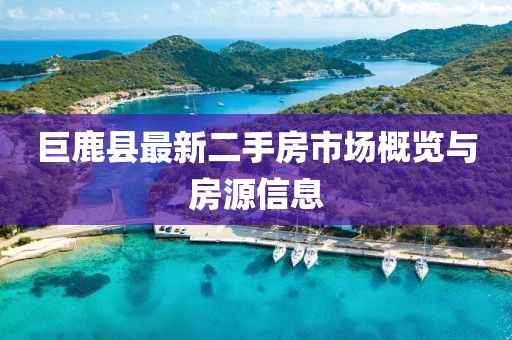 巨鹿县最新二手房市场概览与房源信息