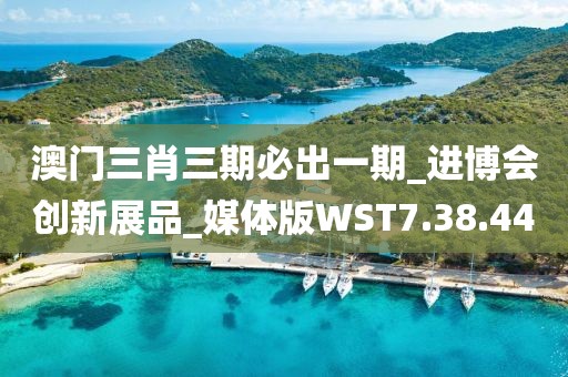 澳门三肖三期必出一期_进博会创新展品_媒体版WST7.38.44