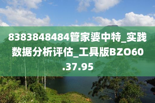8383848484管家婆中特_实践数据分析评估_工具版BZO60.37.95