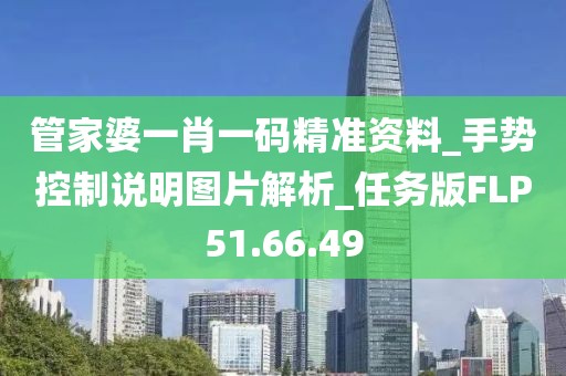 管家婆一肖一码精准资料_手势控制说明图片解析_任务版FLP51.66.49