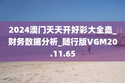 2024澳门天天开好彩大全蛊_财务数据分析_随行版VGM20.11.65