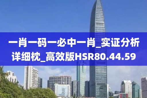 一肖一码一必中一肖_实证分析详细枕_高效版HSR80.44.59