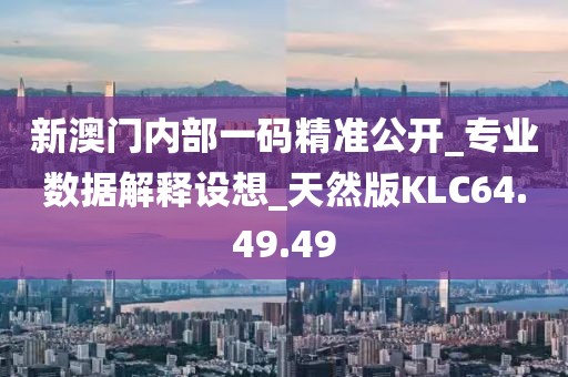 新澳门内部一码精准公开_专业数据解释设想_天然版KLC64.49.49