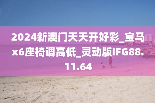 2024新澳门天天开好彩_宝马x6座椅调高低_灵动版IFG88.11.64