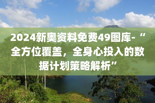 2024新奥资料免费49图库-“全方位覆盖，全身心投入的数据计划策略解析”