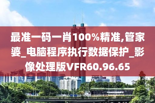 最准一码一肖100%精准,管家婆_电脑程序执行数据保护_影像处理版VFR60.96.65