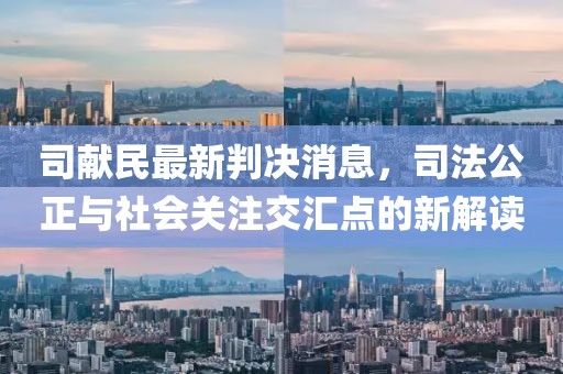 司献民最新判决消息，司法公正与社会关注交汇点的新解读