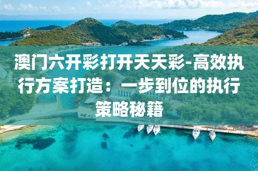澳门六开彩打开天天彩-高效执行方案打造：一步到位的执行策略秘籍