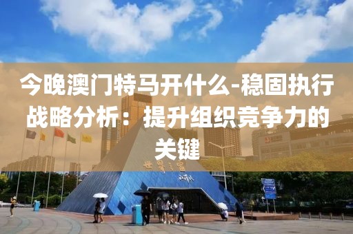 今晚澳门特马开什么-稳固执行战略分析：提升组织竞争力的关键