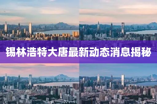 锡林浩特大唐最新动态消息揭秘