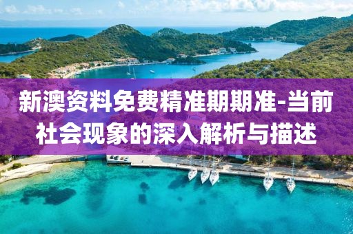 新澳资料免费精准期期准-当前社会现象的深入解析与描述
