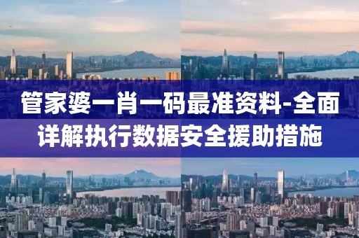 管家婆一肖一码最准资料-全面详解执行数据安全援助措施