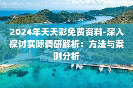 2024年天天彩免费资料-深入探讨实际调研解析：方法与案例分析