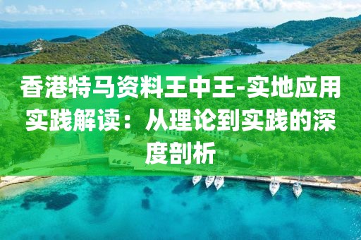 香港特马资料王中王-实地应用实践解读：从理论到实践的深度剖析