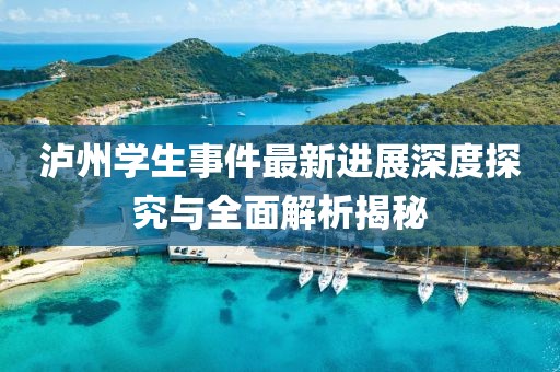泸州学生事件最新进展深度探究与全面解析揭秘