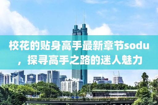 校花的贴身高手最新章节sodu，探寻高手之路的迷人魅力