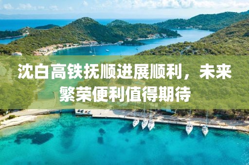 沈白高铁抚顺进展顺利，未来繁荣便利值得期待
