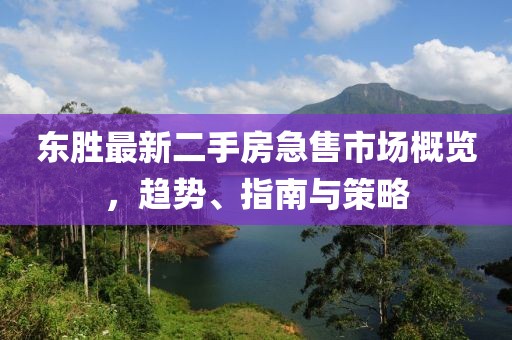 东胜最新二手房急售市场概览，趋势、指南与策略