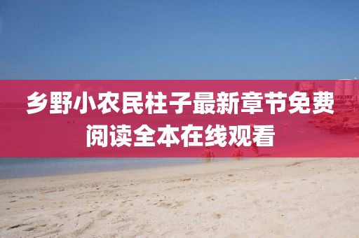 乡野小农民柱子最新章节免费阅读全本在线观看