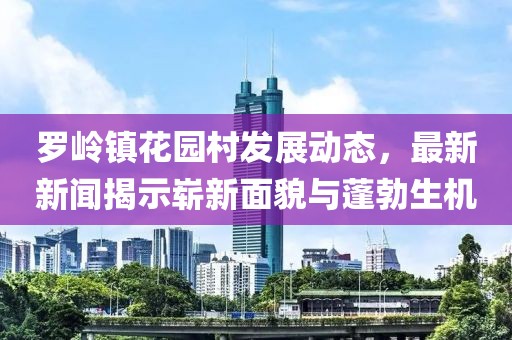 罗岭镇花园村发展动态，最新新闻揭示崭新面貌与蓬勃生机