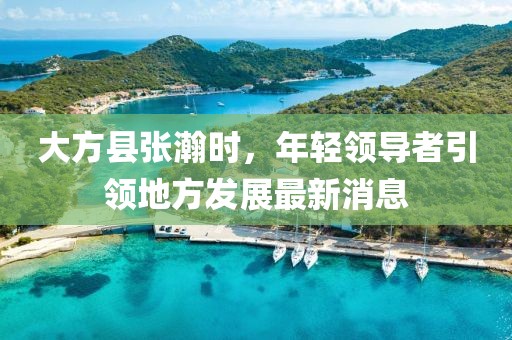 大方县张瀚时，年轻领导者引领地方发展最新消息