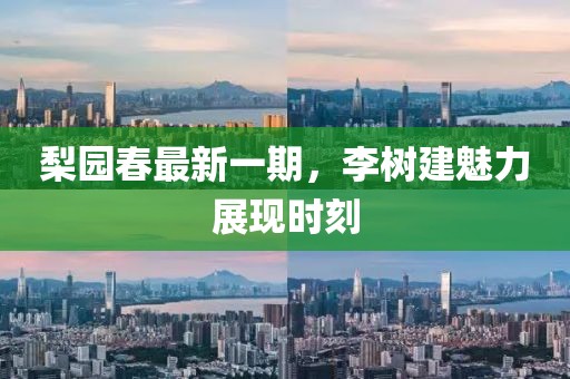 梨园春最新一期，李树建魅力展现时刻