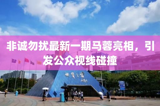 非诚勿扰最新一期马蓉亮相，引发公众视线碰撞