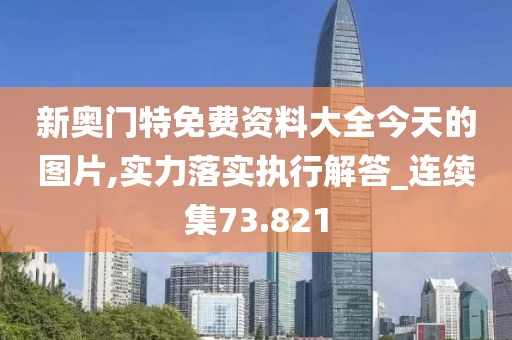 新奥门特免费资料大全今天的图片,实力落实执行解答_连续集73.821