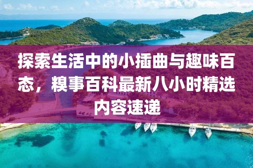 探索生活中的小插曲与趣味百态，糗事百科最新八小时精选内容速递