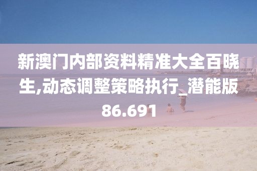 新澳门内部资料精准大全百晓生,动态调整策略执行_潜能版86.691