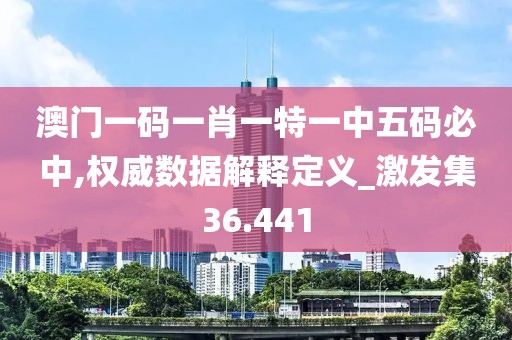 澳门一码一肖一特一中五码必中,权威数据解释定义_激发集36.441