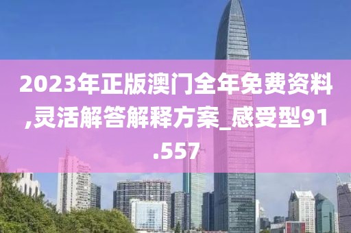 2023年正版澳门全年免费资料,灵活解答解释方案_感受型91.557