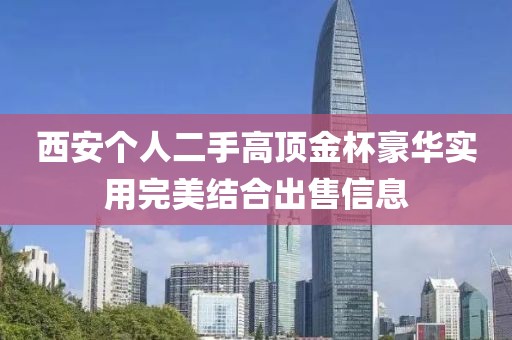 西安个人二手高顶金杯豪华实用完美结合出售信息