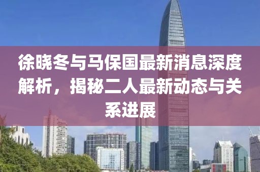 徐晓冬与马保国最新消息深度解析，揭秘二人最新动态与关系进展