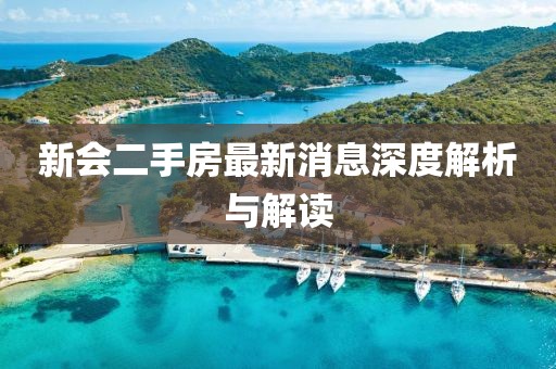 新会二手房最新消息深度解析与解读