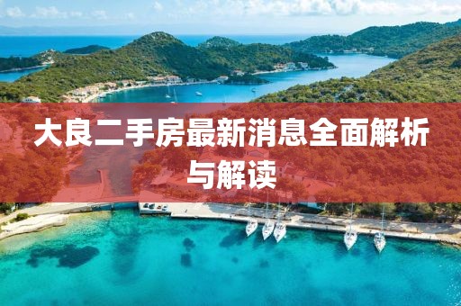 大良二手房最新消息全面解析与解读