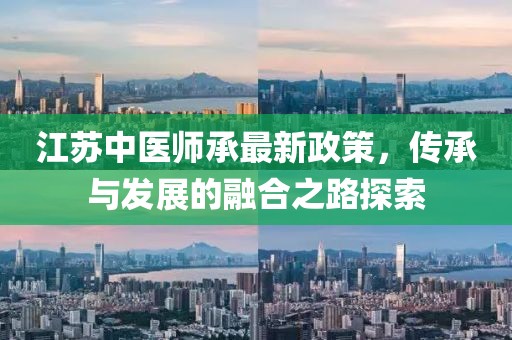 江苏中医师承最新政策，传承与发展的融合之路探索