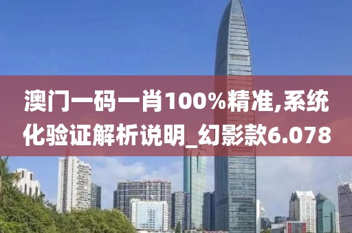 澳门一码一肖100%精准,系统化验证解析说明_幻影款6.078