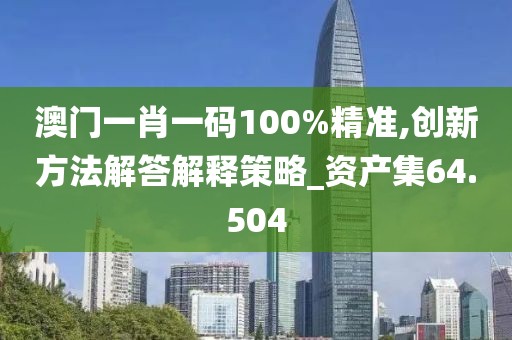 澳门一肖一码100%精准,创新方法解答解释策略_资产集64.504