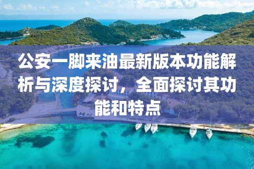 公安一脚来油最新版本功能解析与深度探讨，全面探讨其功能和特点